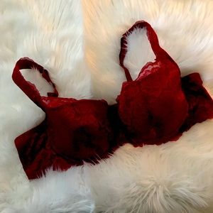 Torrid Curve Burgundy Bra 48B